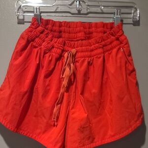 DSG Women's High Waist Red Shorts